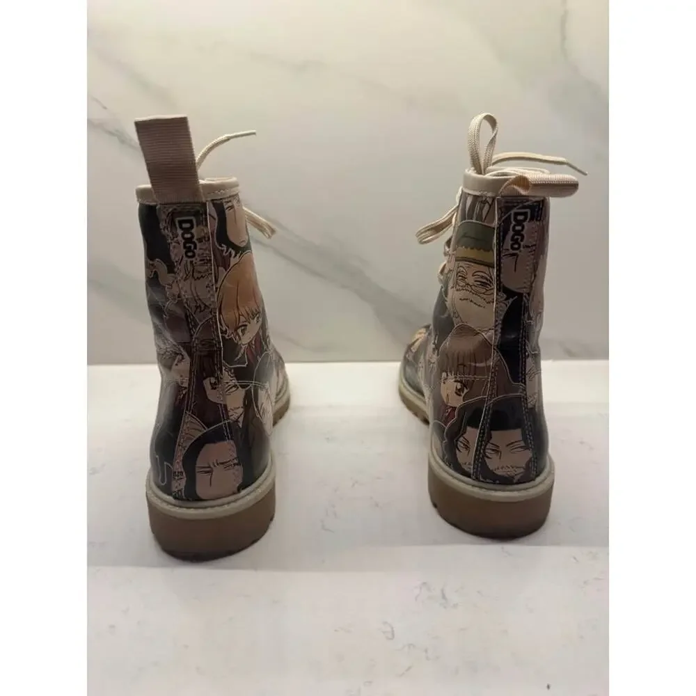 DOGO Harry Potter  Size 37 Women’s 6.5 Animated Anime Vegan Leather Ankle Boots